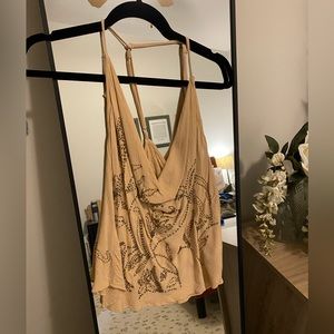 Free People Beaded Cowl Neck Tank - XS - New With Tags